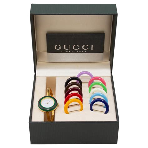 gucci interchangeable bezel watch dupe|vintage gucci watch with bezels.